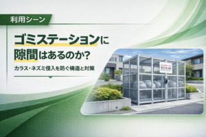 ゴミステーションに隙間はあるのか？カラス・ネズミ侵入を防ぐ構造と対策